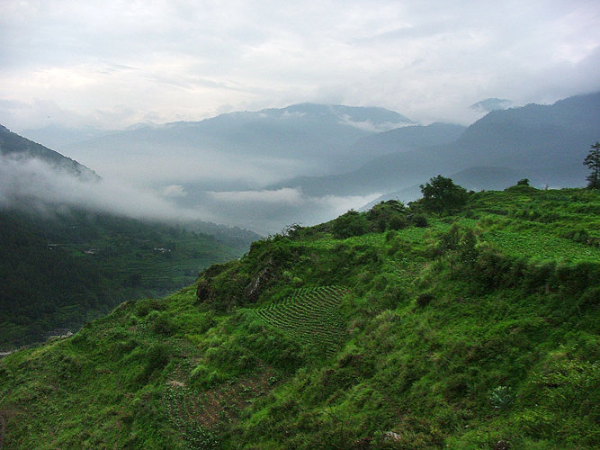 Terrassenfelder in Yunnan